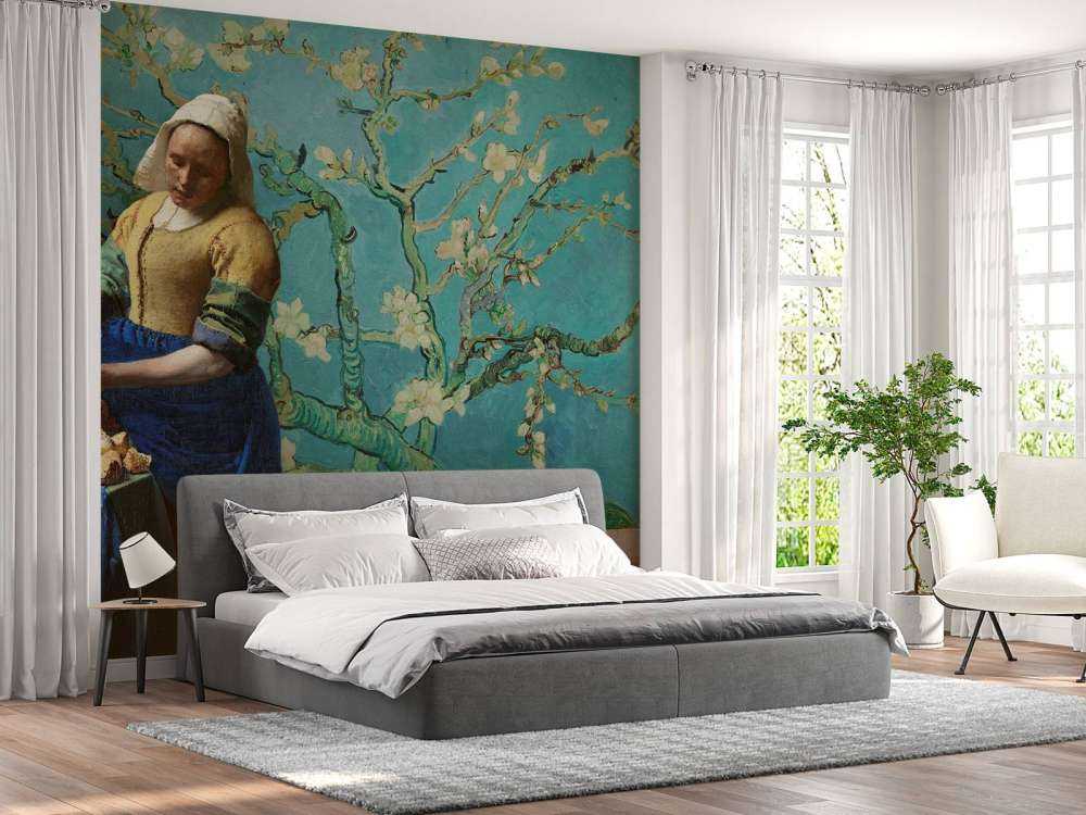 The Milkmaid and Almond Blossom