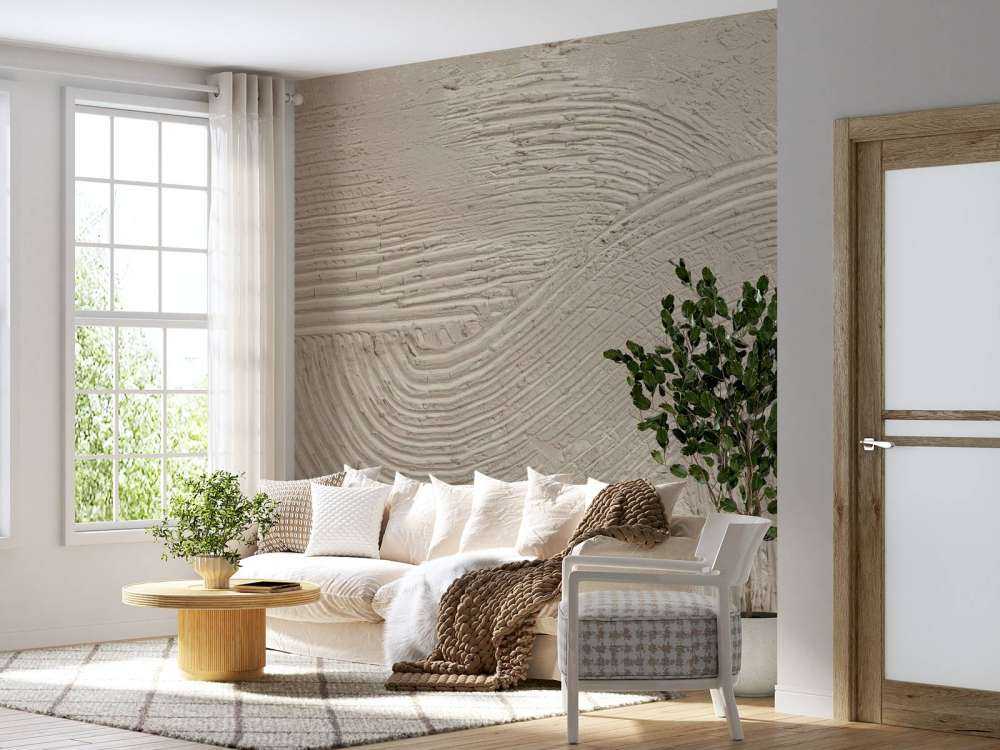 Textured lines in linen