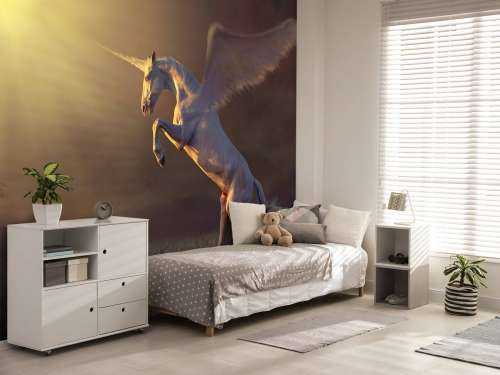 Unicorn with wings