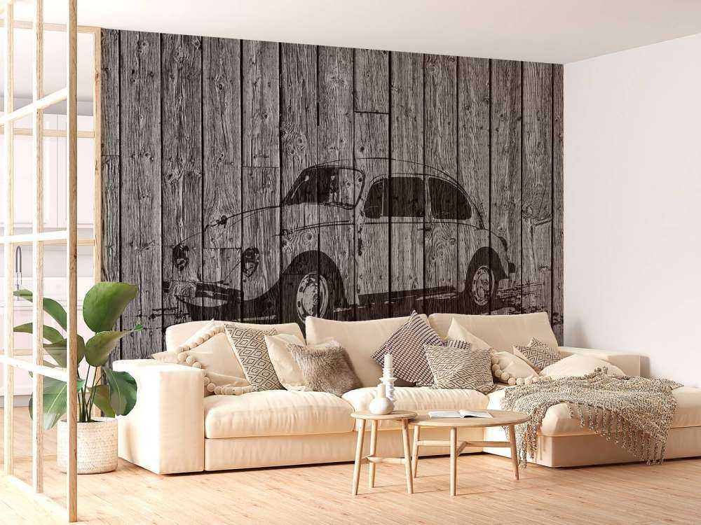 Graffiti Beetle on wood