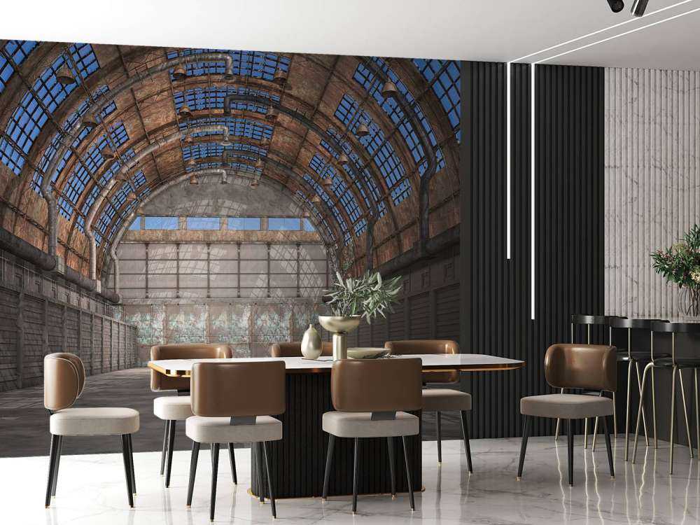 Vintage factory hall