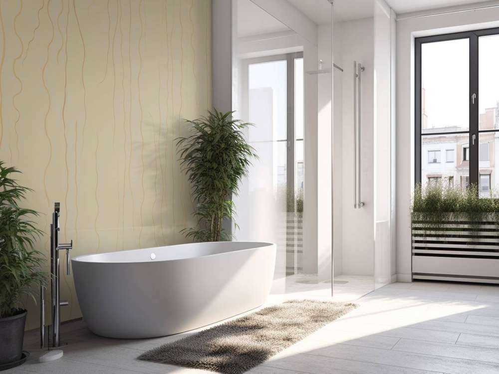 Organic lines grass beige II