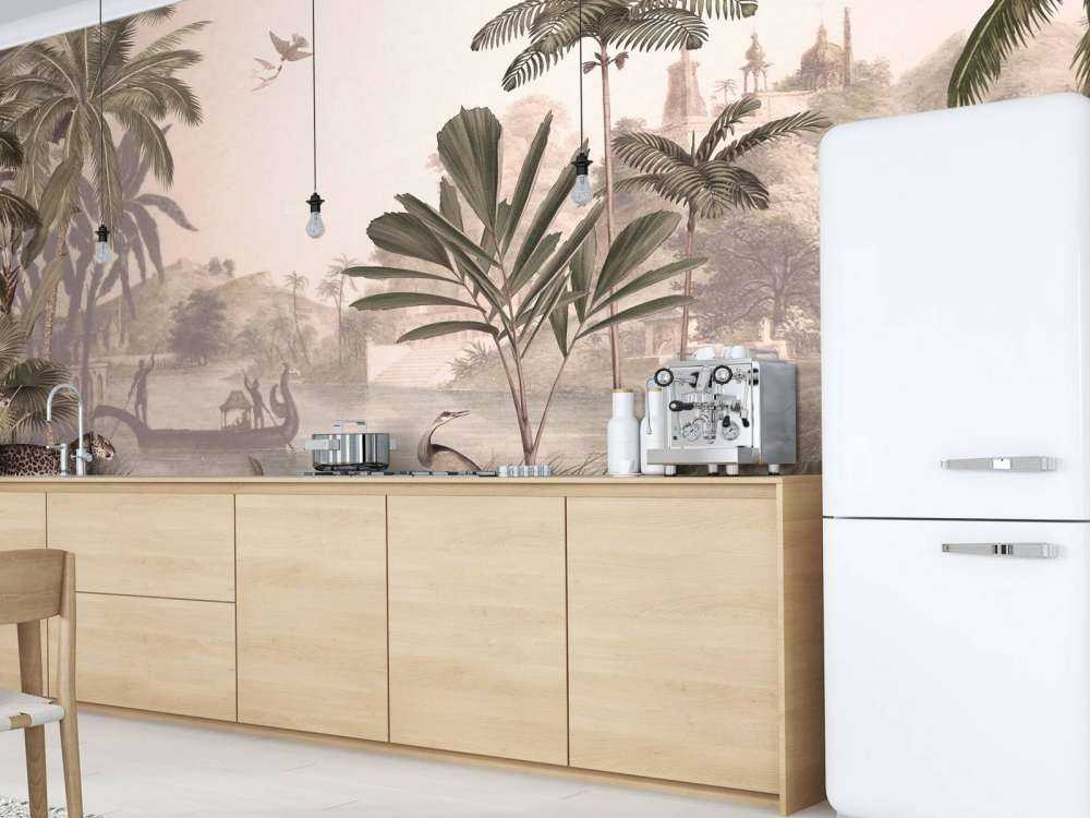 Leopard Landscape - Sepia