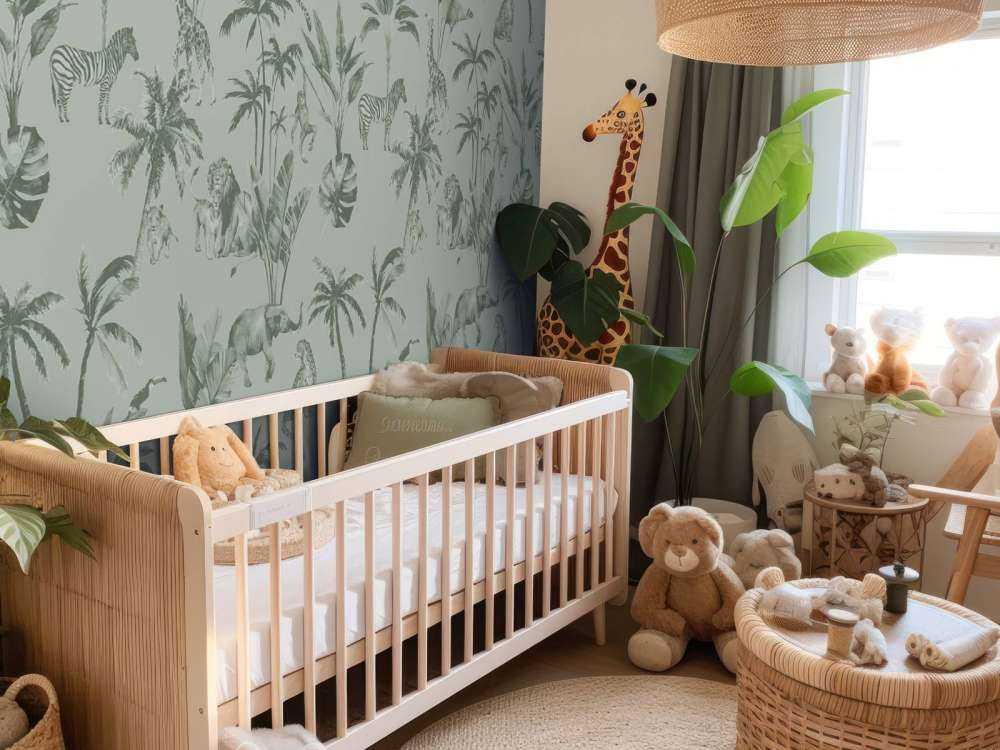 Animal jungle pattern green