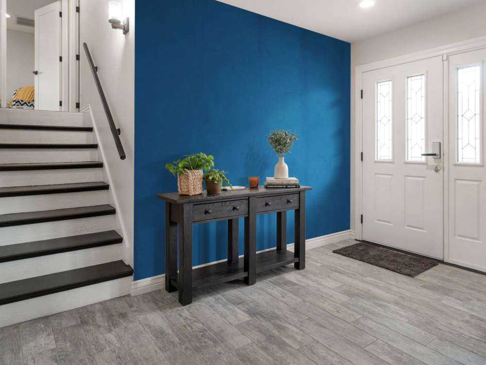 American blue concrete