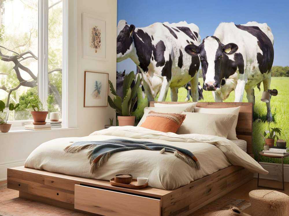 Photo wallpaper cows
