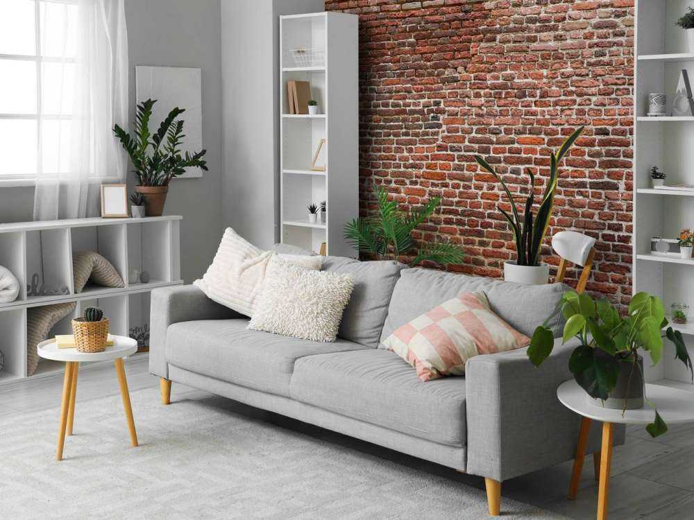 Restored exterior wall