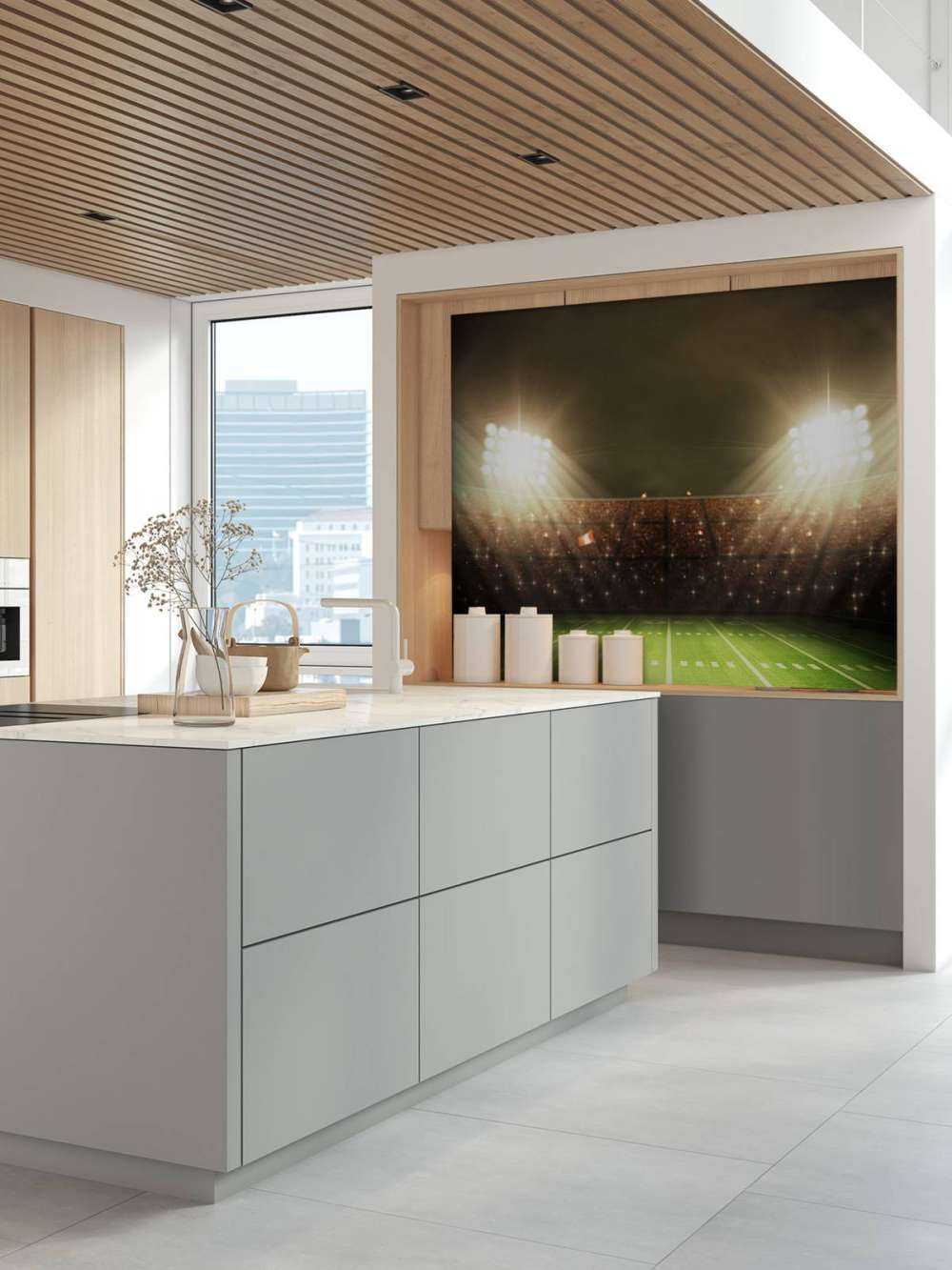 American football stadium