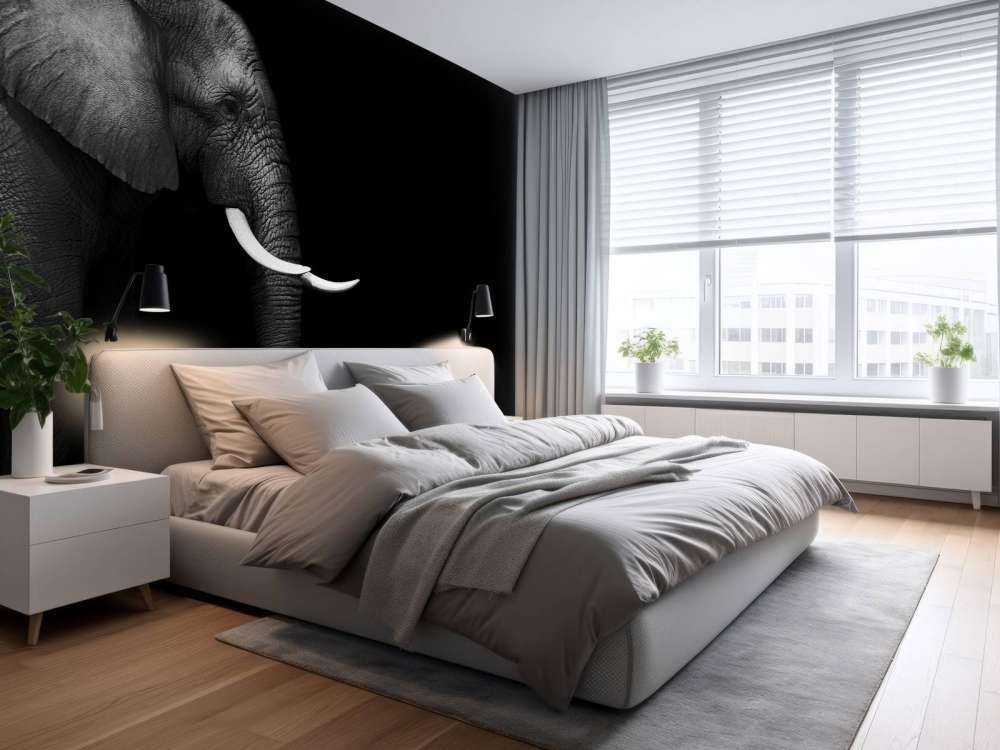 Elephant on grass