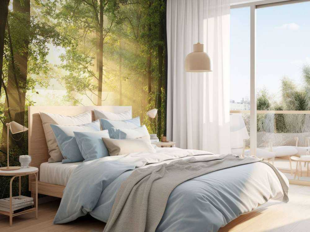 Misty spring morning