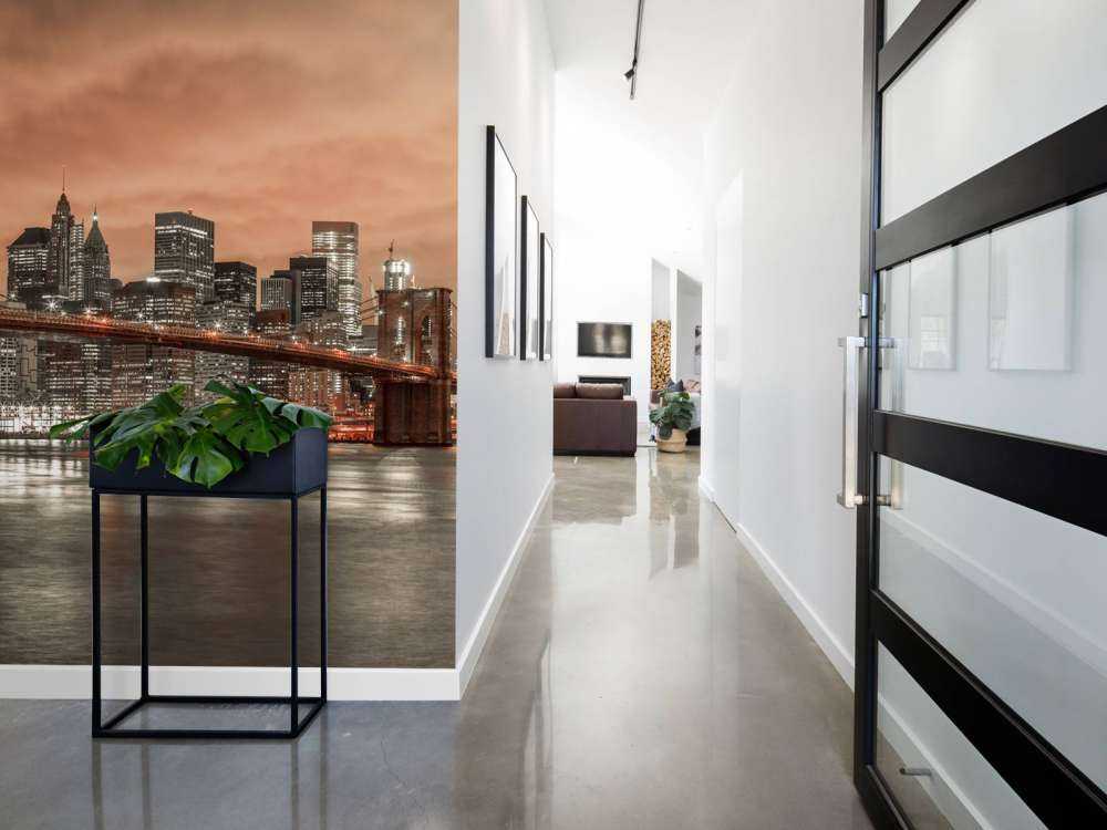 Brooklyn Bridge and Manhattan