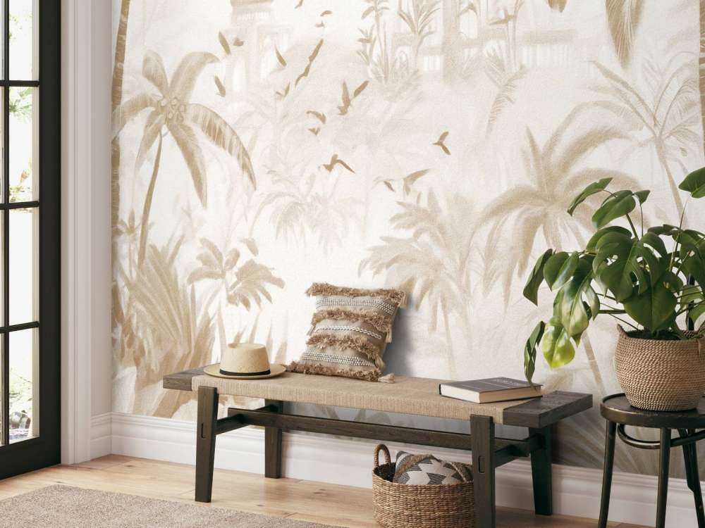 Oriental Garden at Dawn, taupe