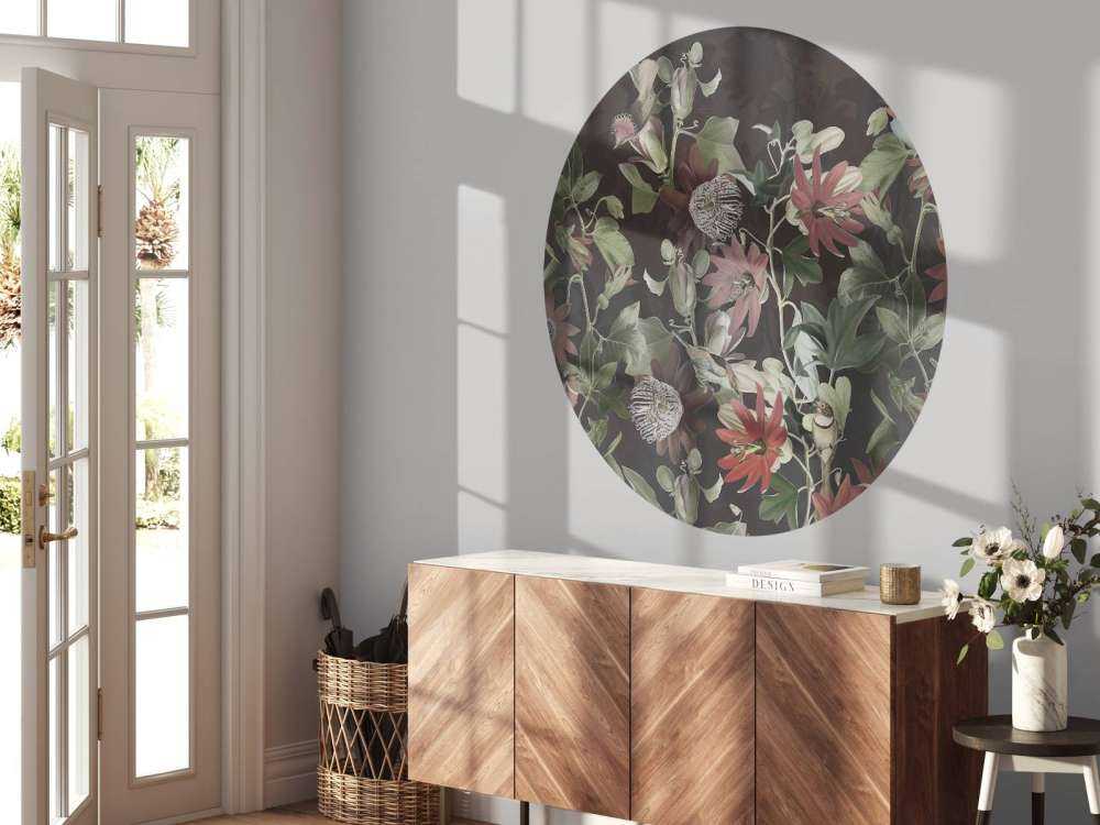 Seven Birds in Enchanted Foliage - Midnight Bloom