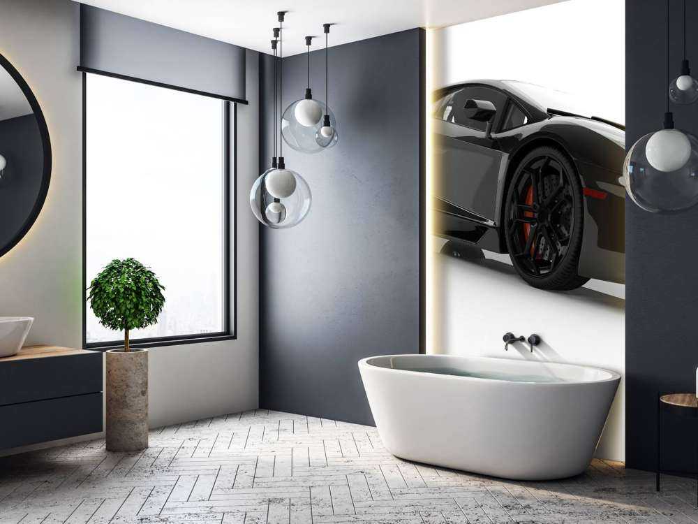 Black supercar
