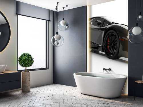 Black supercar