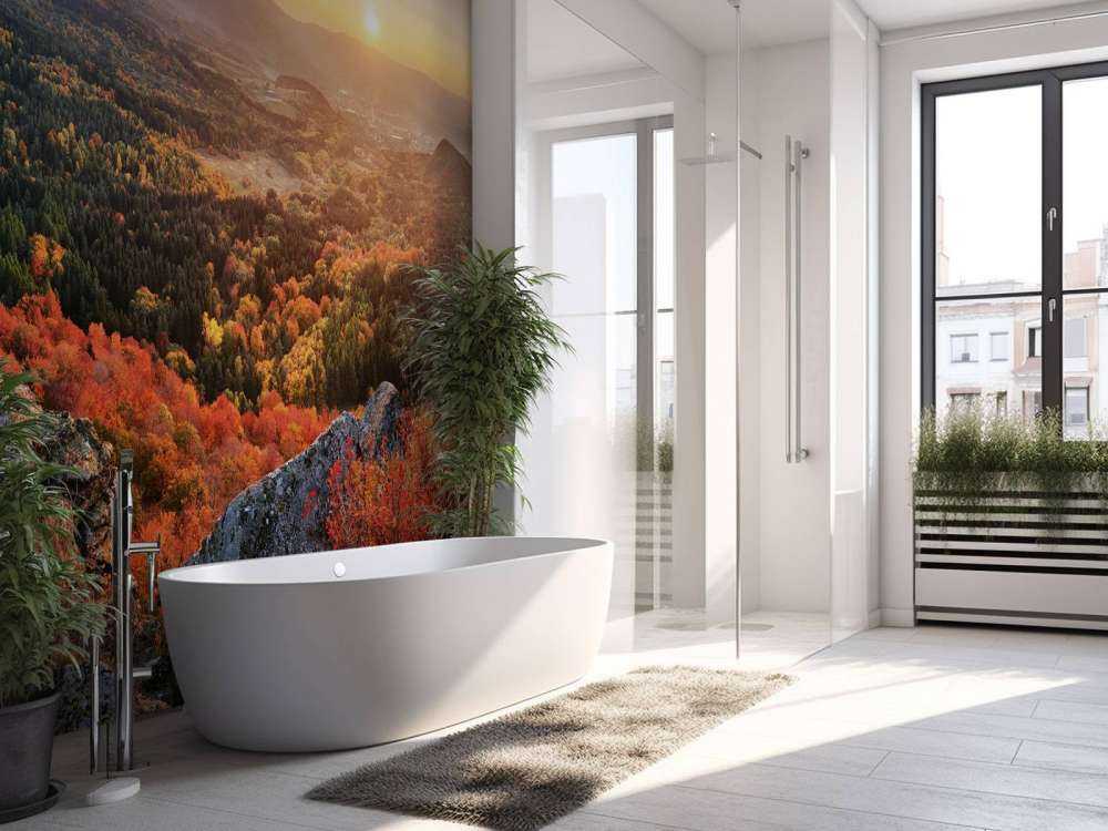 Autumn landscape in mountains