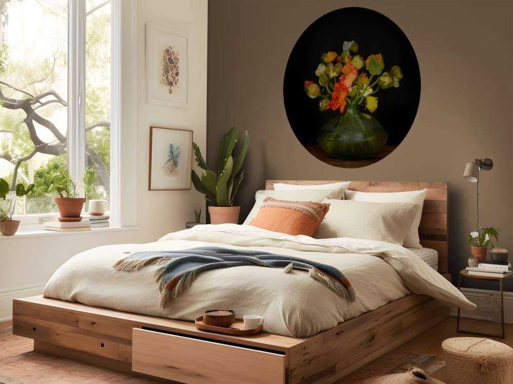 Picturesque vase with flowers