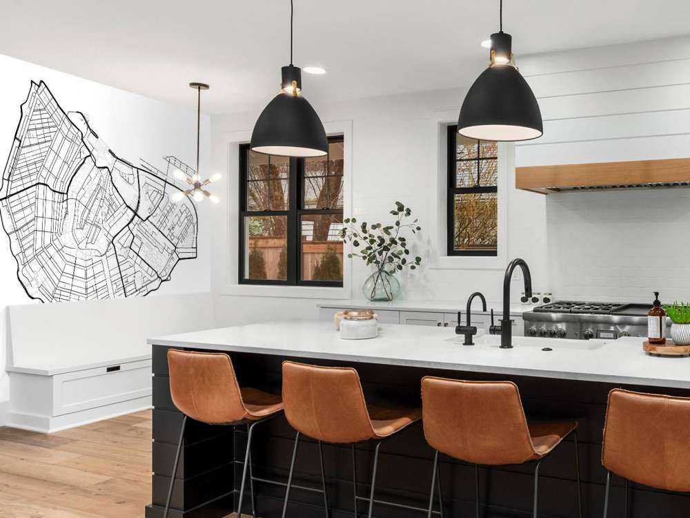 Unique map of Amsterdam