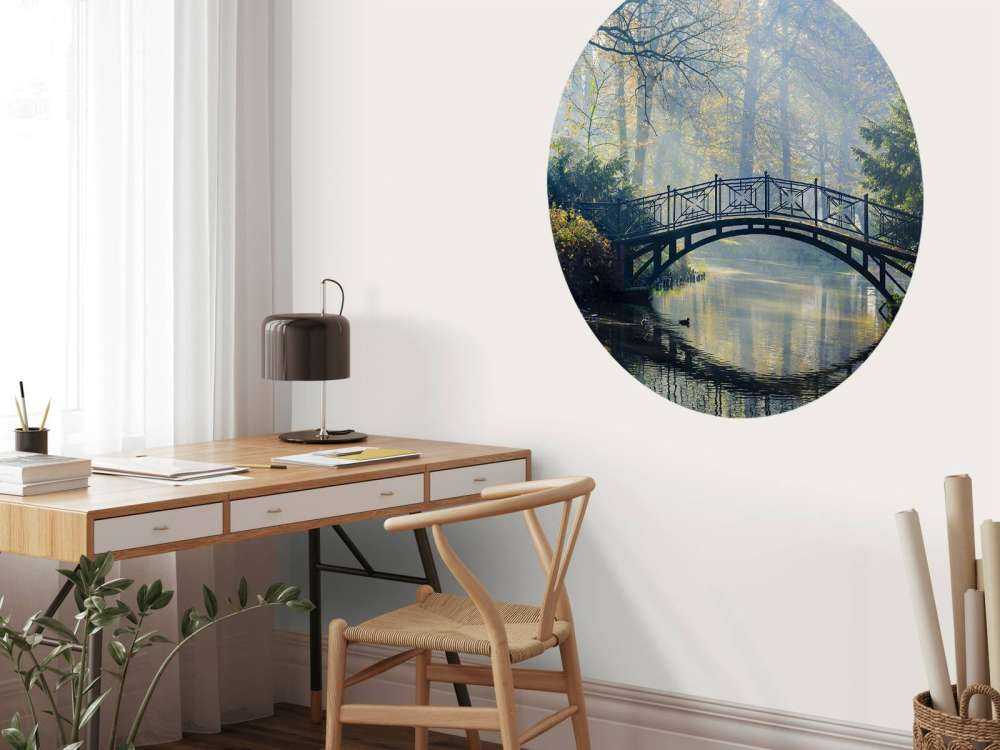 Old bridge in autumn