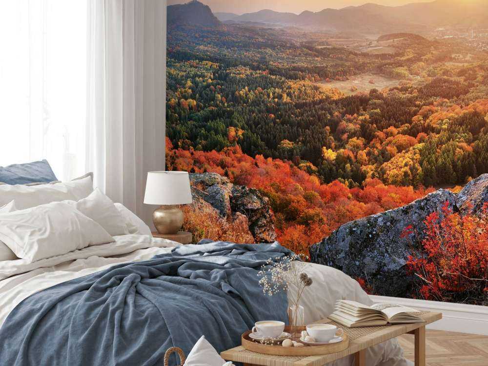 Autumn landscape in mountains