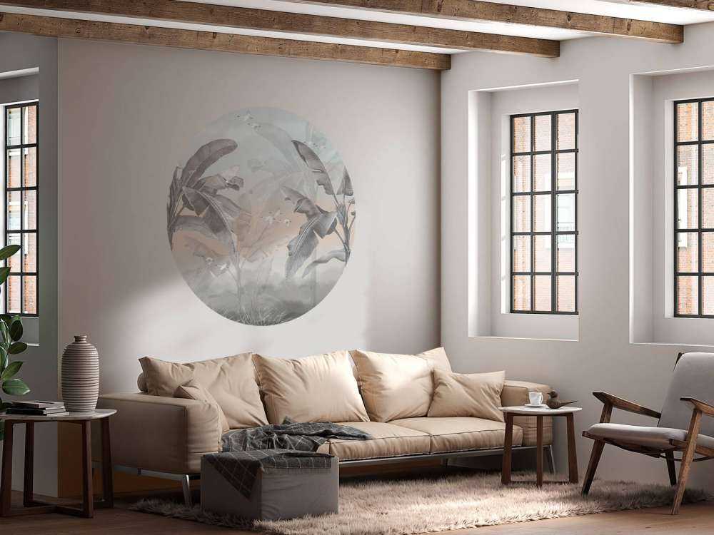 Tropical banana trees