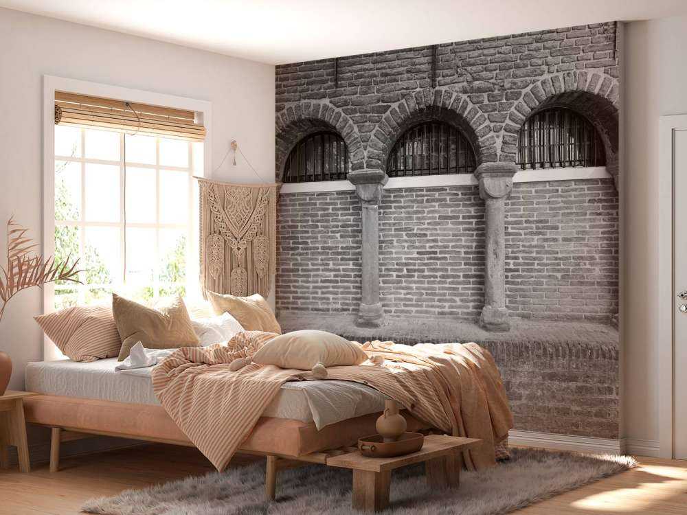 Wall with arches