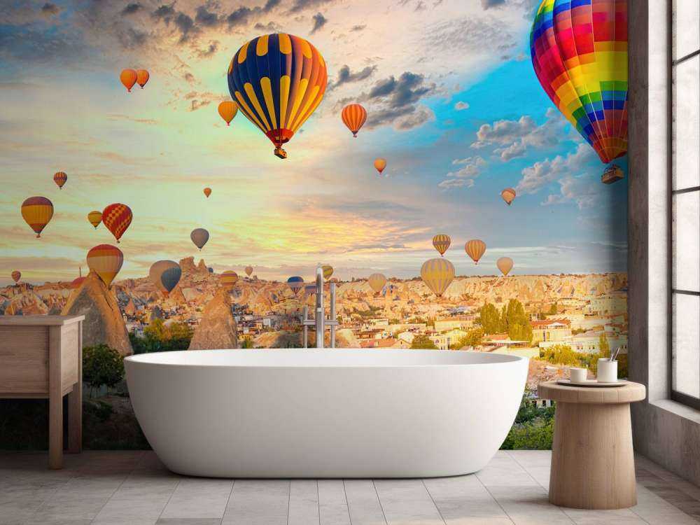 Beautiful hot air balloons