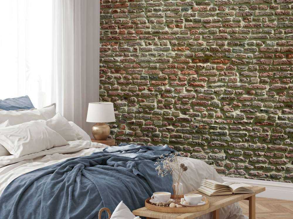 Wall of old bricks