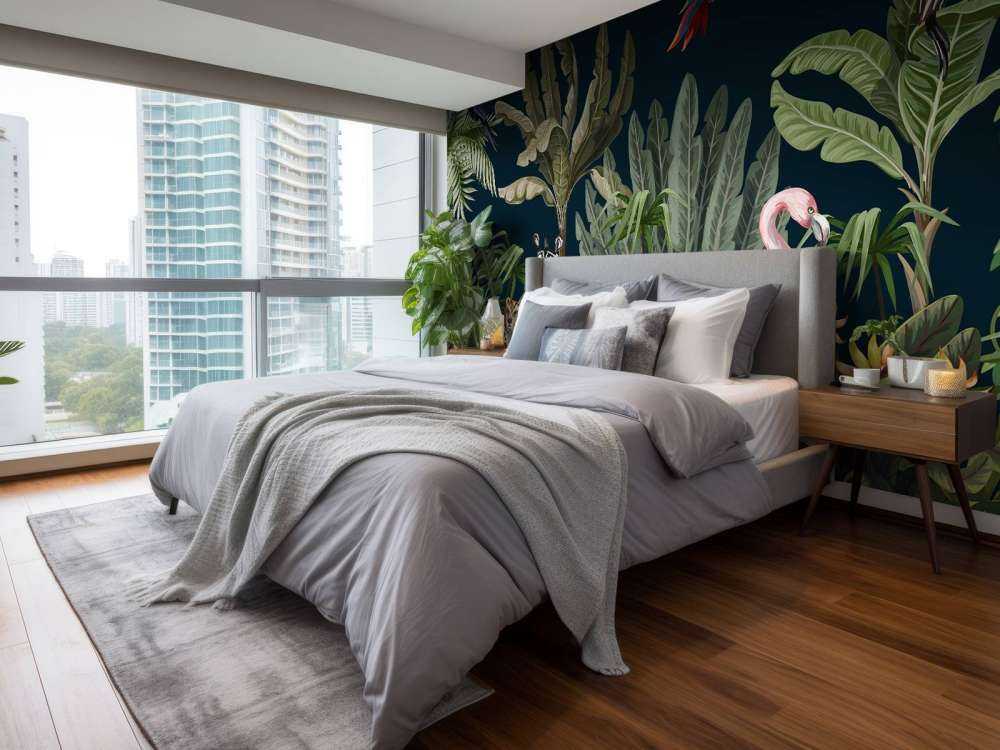 Colored jungle animals