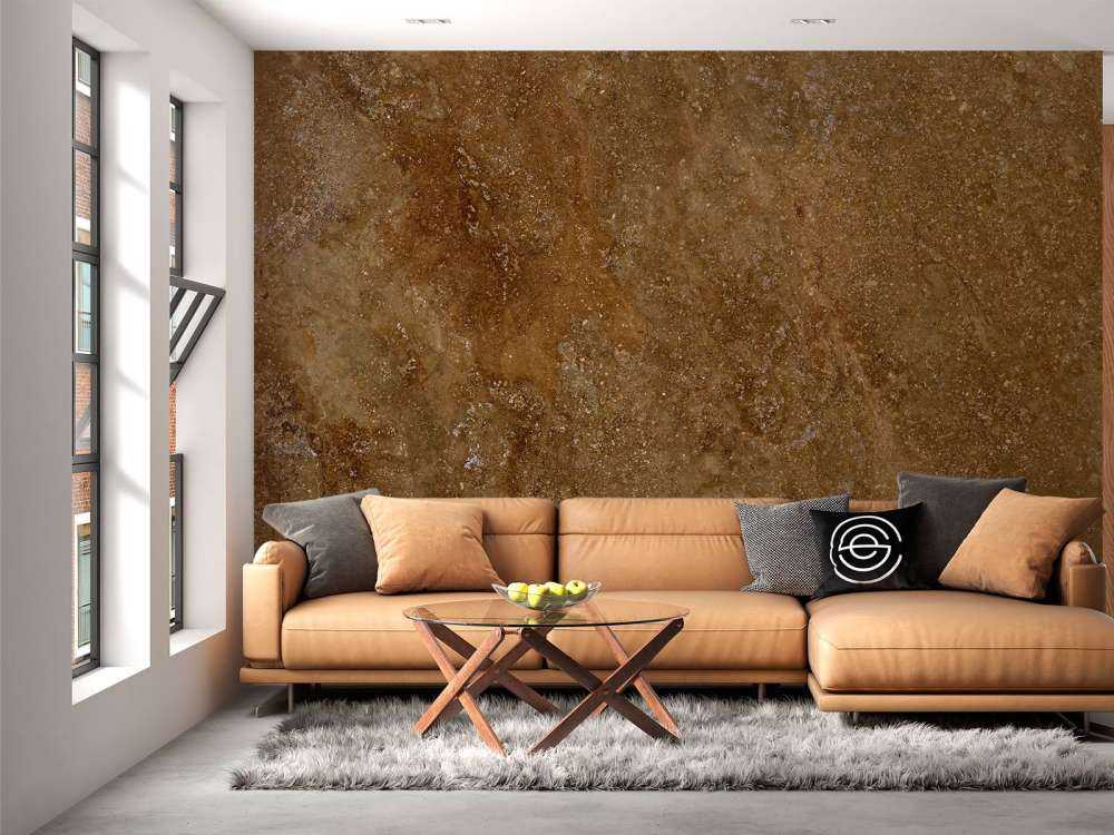 Marble with gold tone