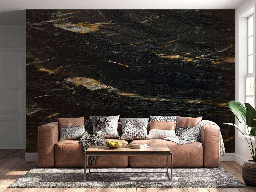 Dark marble with stripes