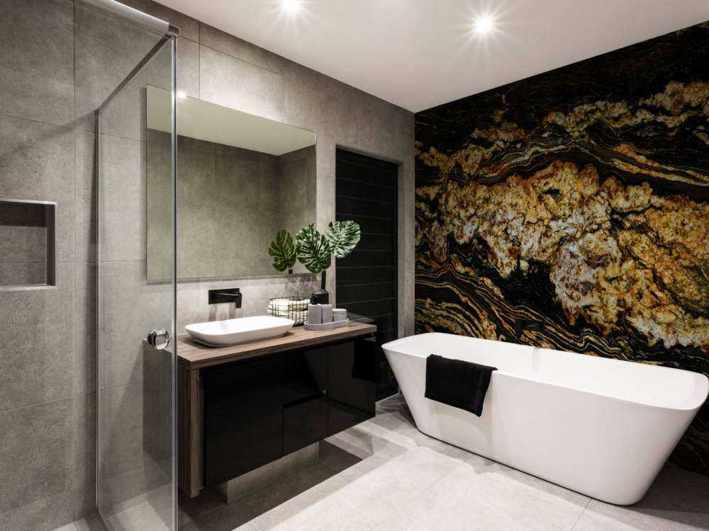 Black gold marble
