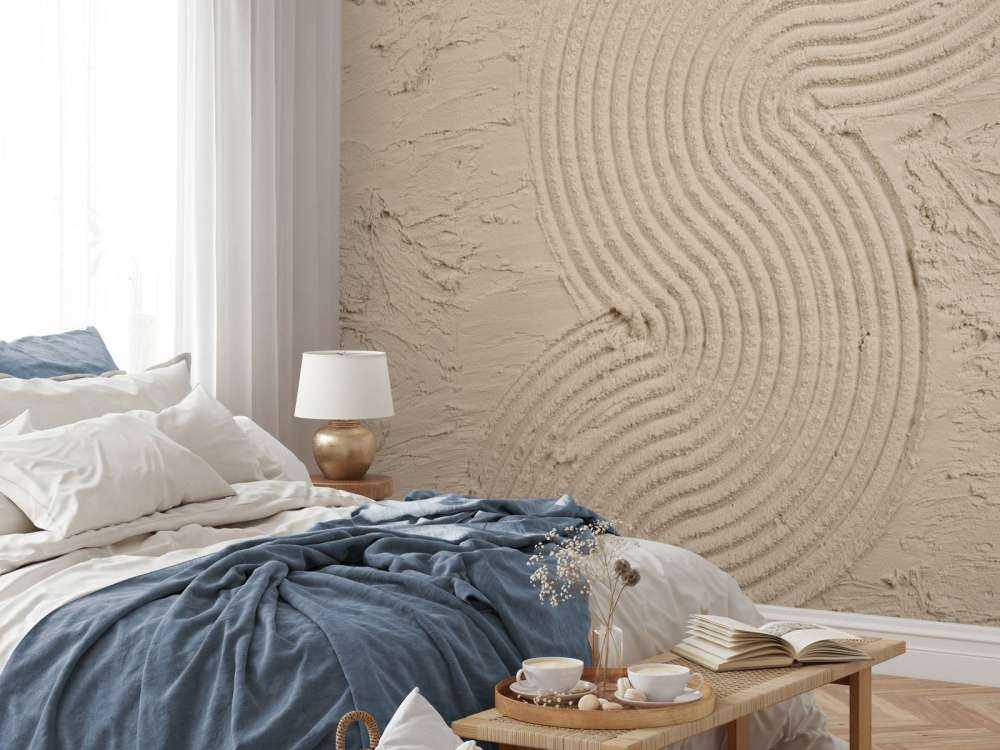 Organic lines and structures hem in taupe