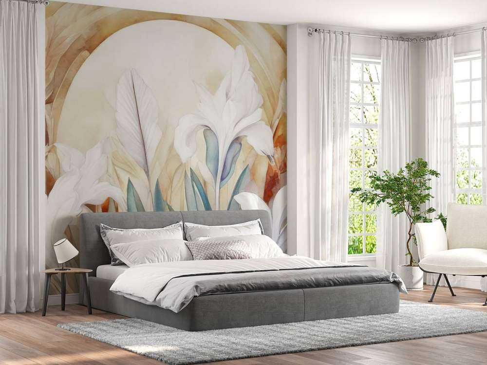 Irises at Sunrise Blue