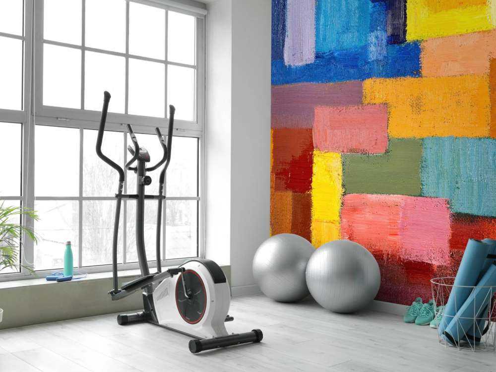 Colourful surface distribution