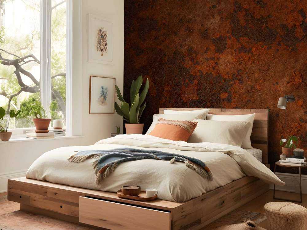 Structure rust brown