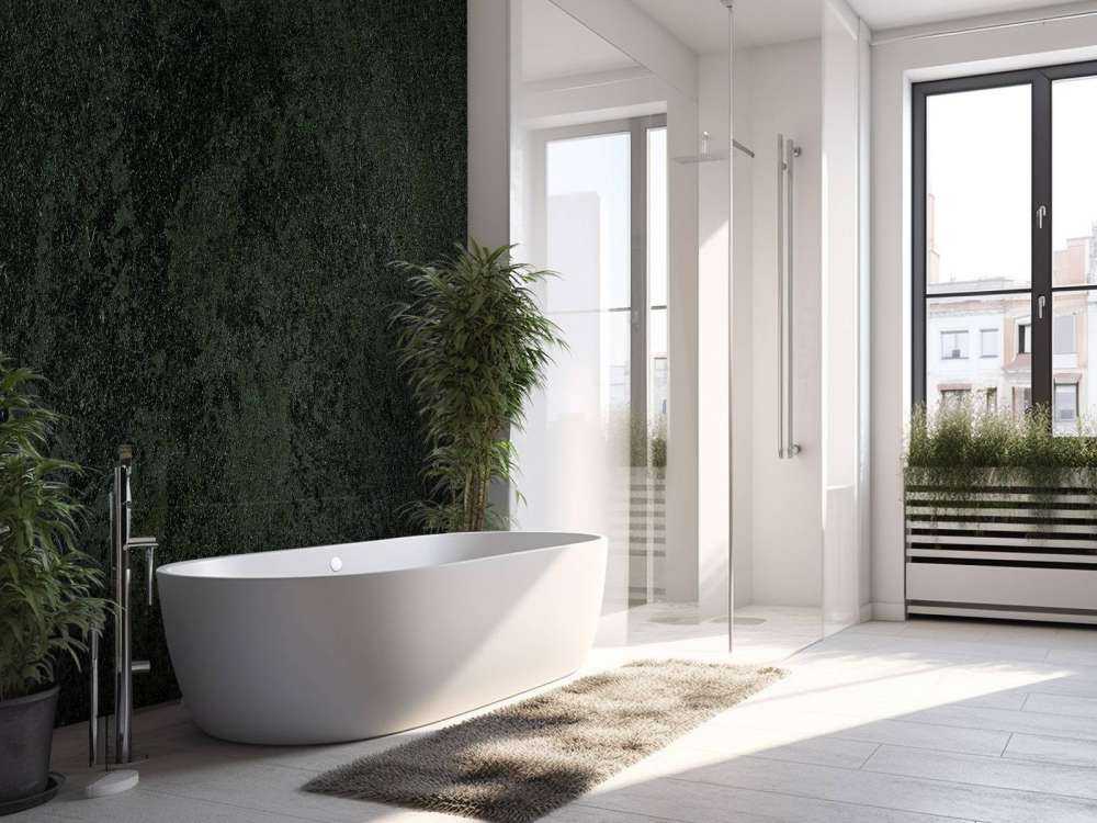 Green coloured structure