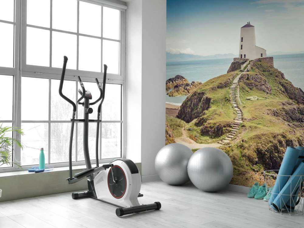 Lighthouse on a rocky outcrop