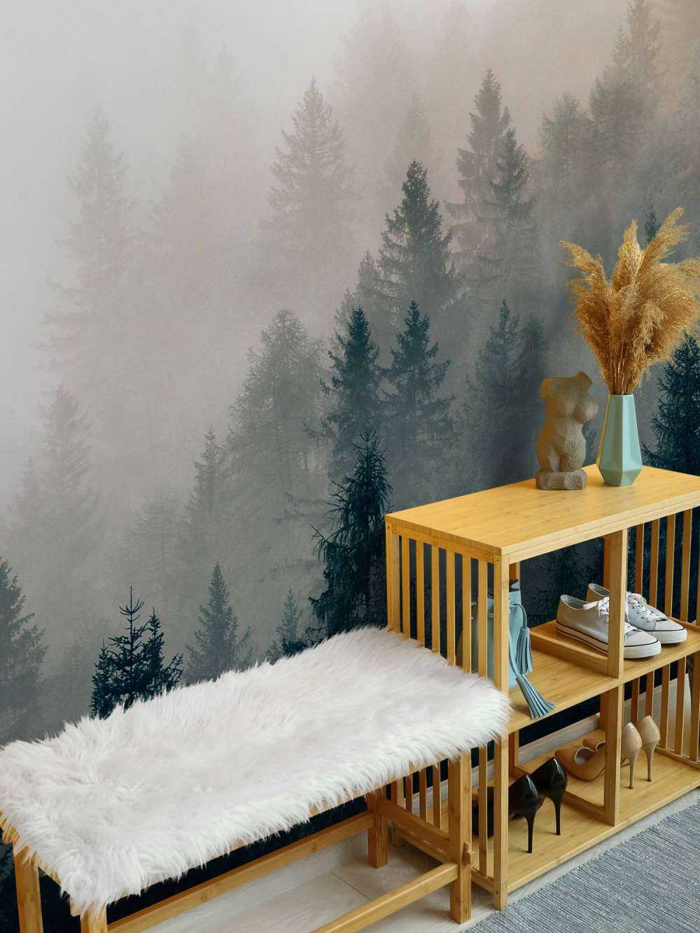 Cortina d'Ampezzo during the fog