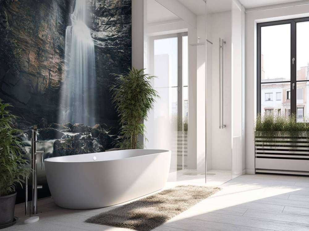 Cave with waterfall