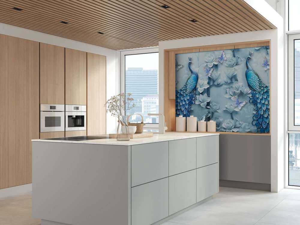 Peacocks and butterflies