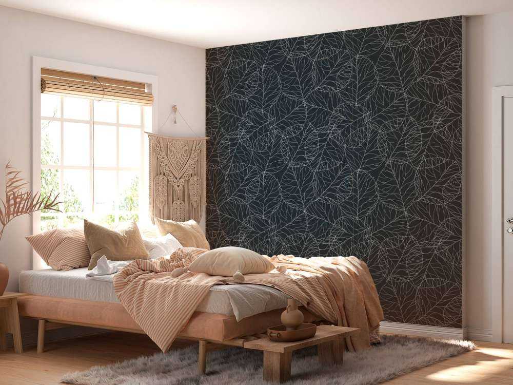 Illustrated leaf pattern