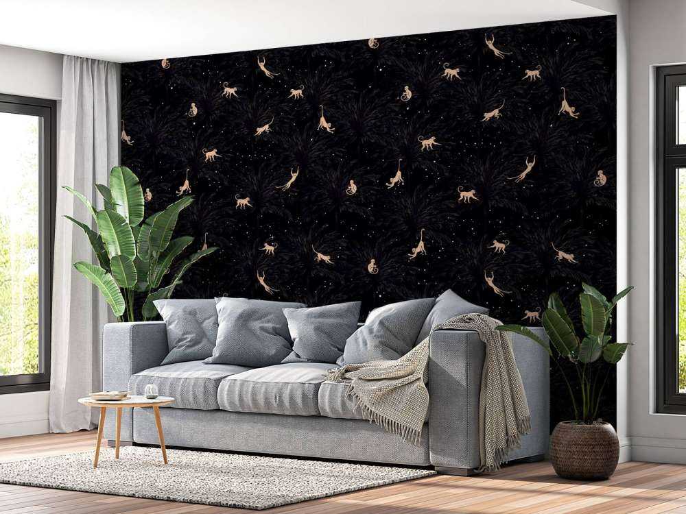 Tropical monkeys - black