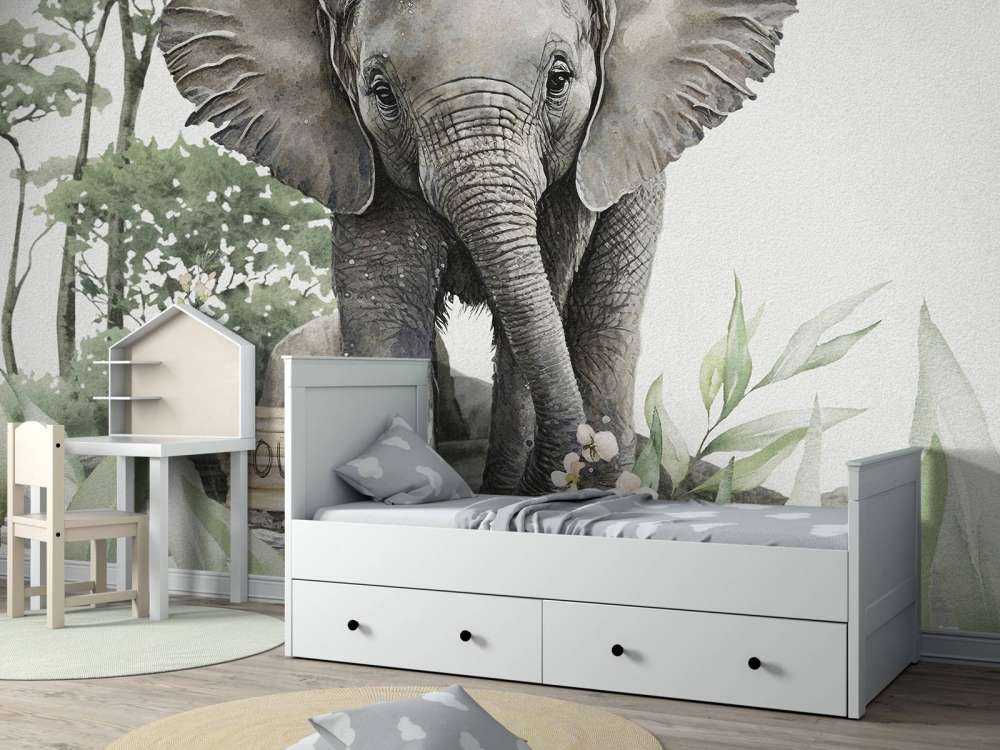 Elephant in the jungle