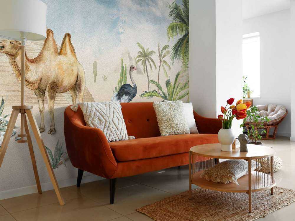 Animals at the pyramids