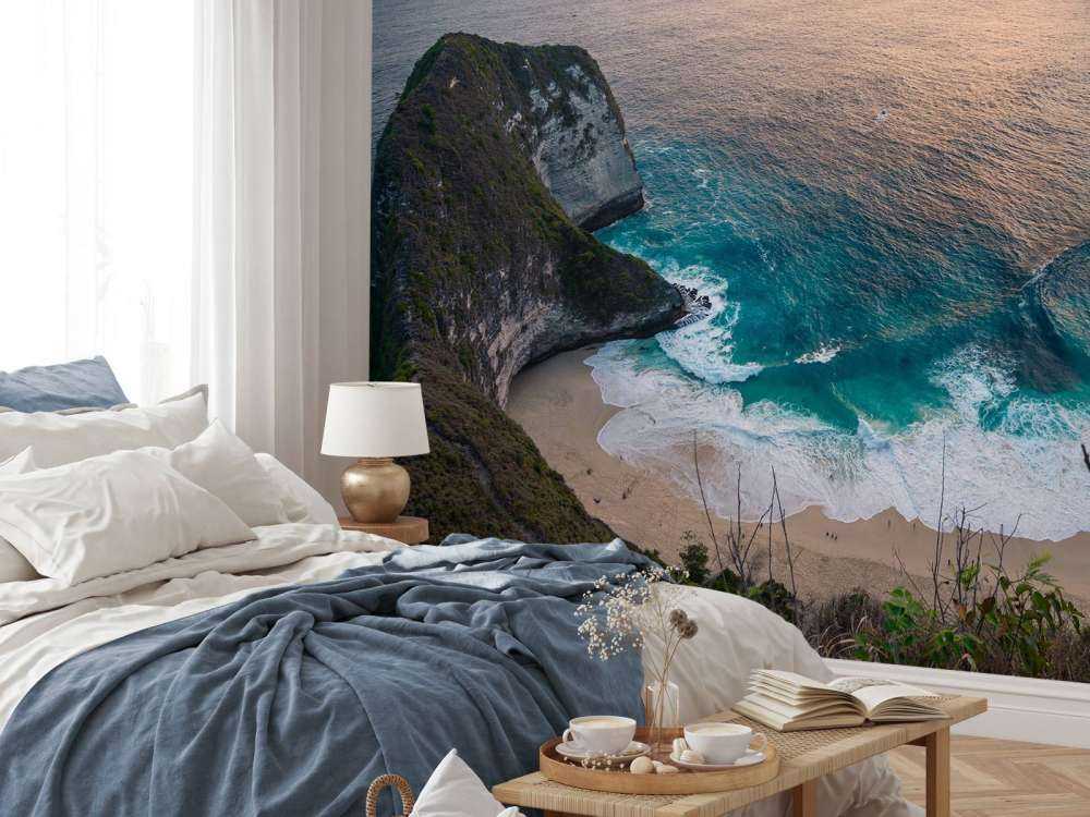 Zonsondergang op Kelingking strand