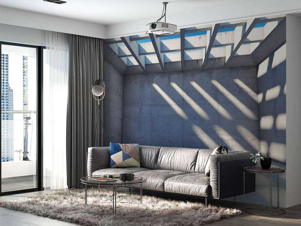 Empty space with open roof