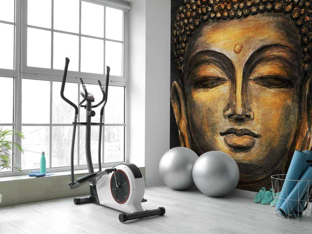 Painted Buddha