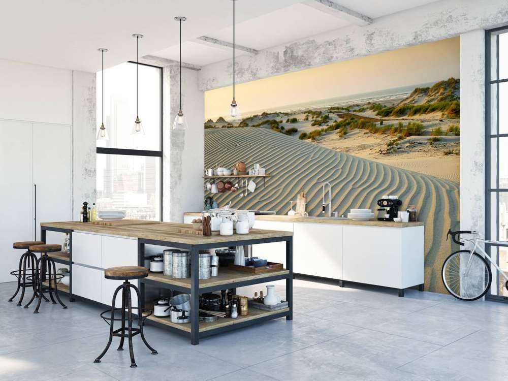 Duinen bij zonsondergang