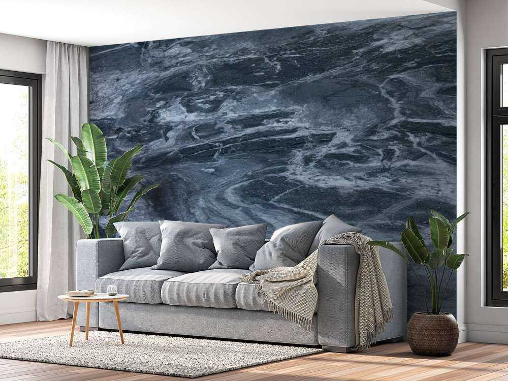 Marble with blue tone
